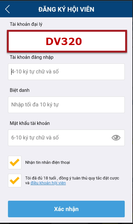 Bước 3: Nhập mật khẩu và thông tin tài khoản Kubet.